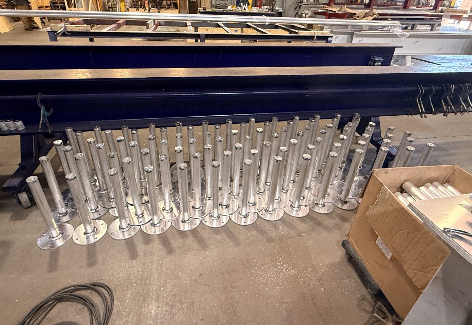 Laser cut 8 inch base plate holes